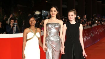 Angelina Jolie Joined by Daughters Zahara and Shiloh at 'Eternals' Rome Premiere